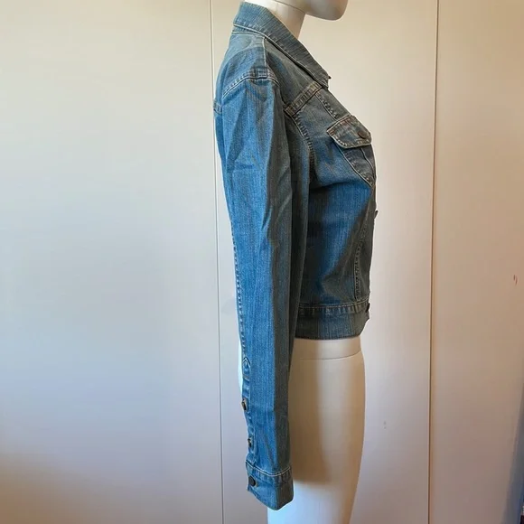 Vintage Calvin Klein Denim Jacket Sz M - Picture 4 of 9